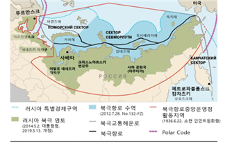 노르덴시월드의 북극해 항로 개척 루트